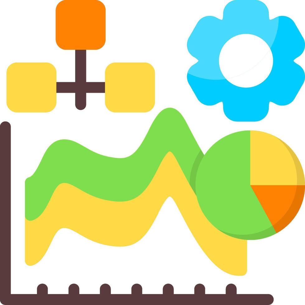 Hyperparameter Tuning Flat Icon vector