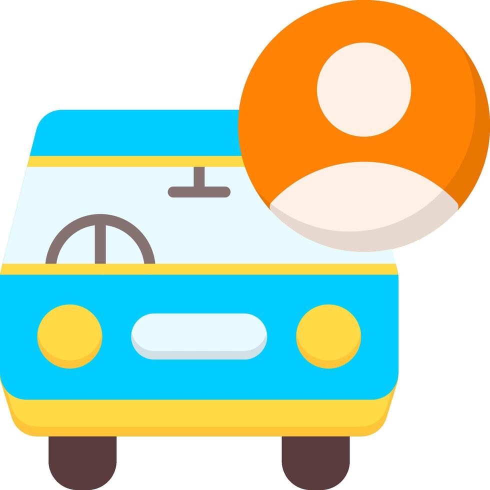 Valet parking Flat Icon vector