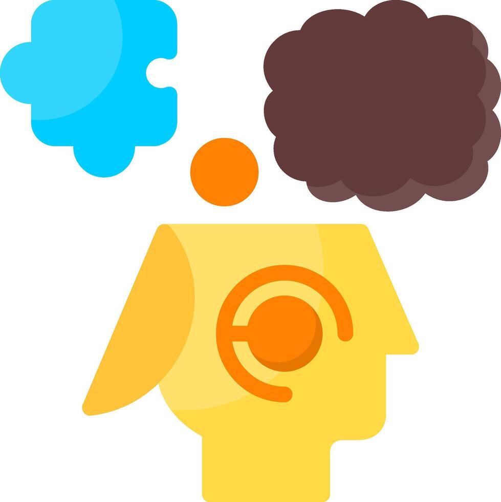 Deep Thinking Icon vector