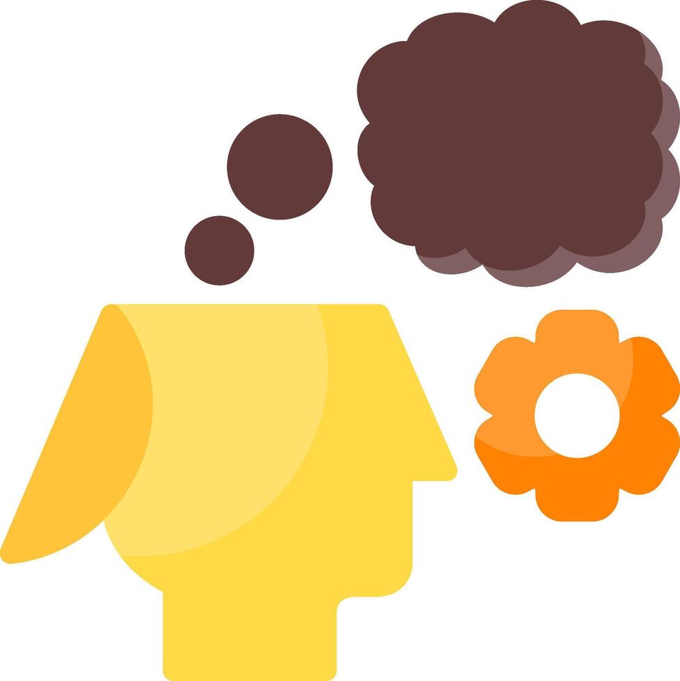 Open Minded Thinking Icon vector