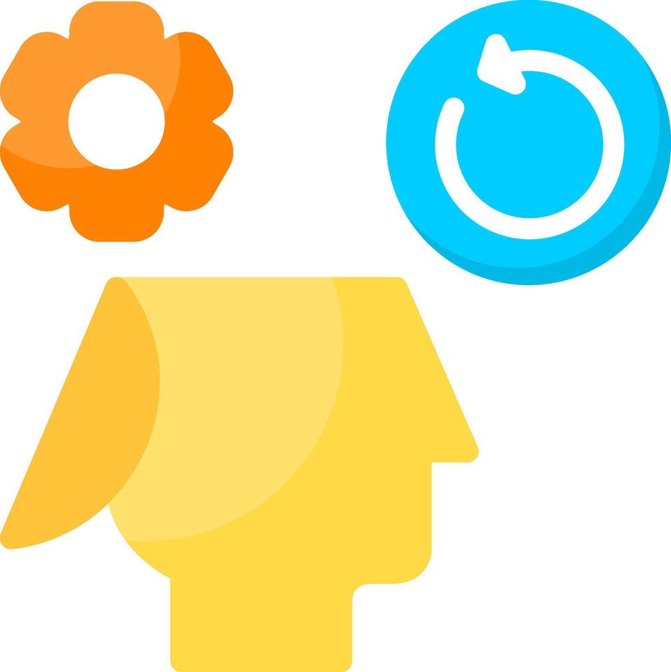 Mind Reset Icon vector