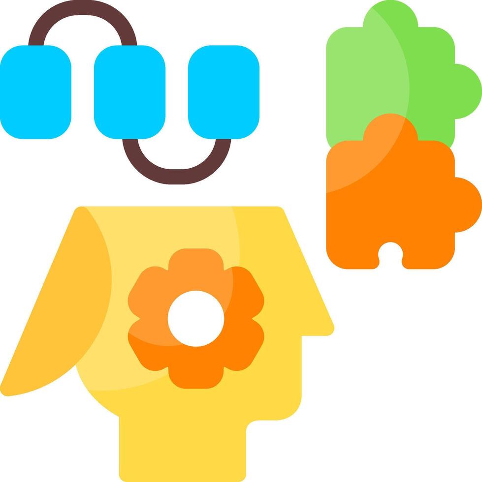 Logical Mind Icon vector