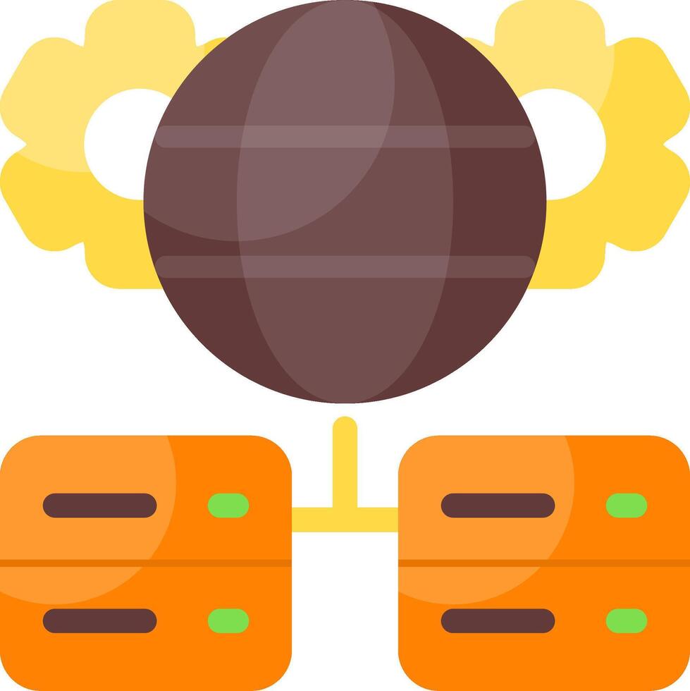 Node.js Hosting ColorfulIcon vector