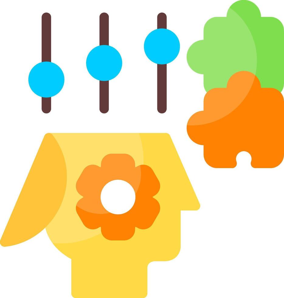 Adaptive Thinking Icon vector