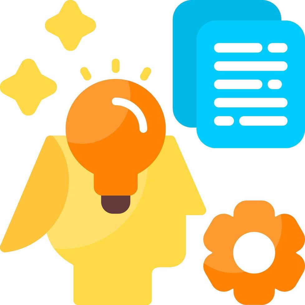 Wisdom Colorful Icon vector