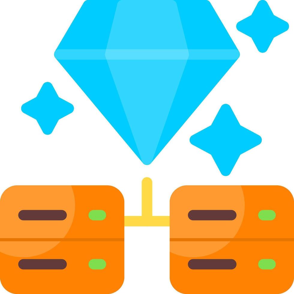 Hosting plans Flat Icon vector