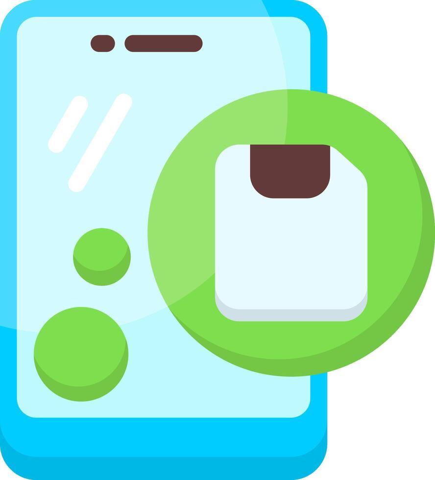 Save Flat Icon vector