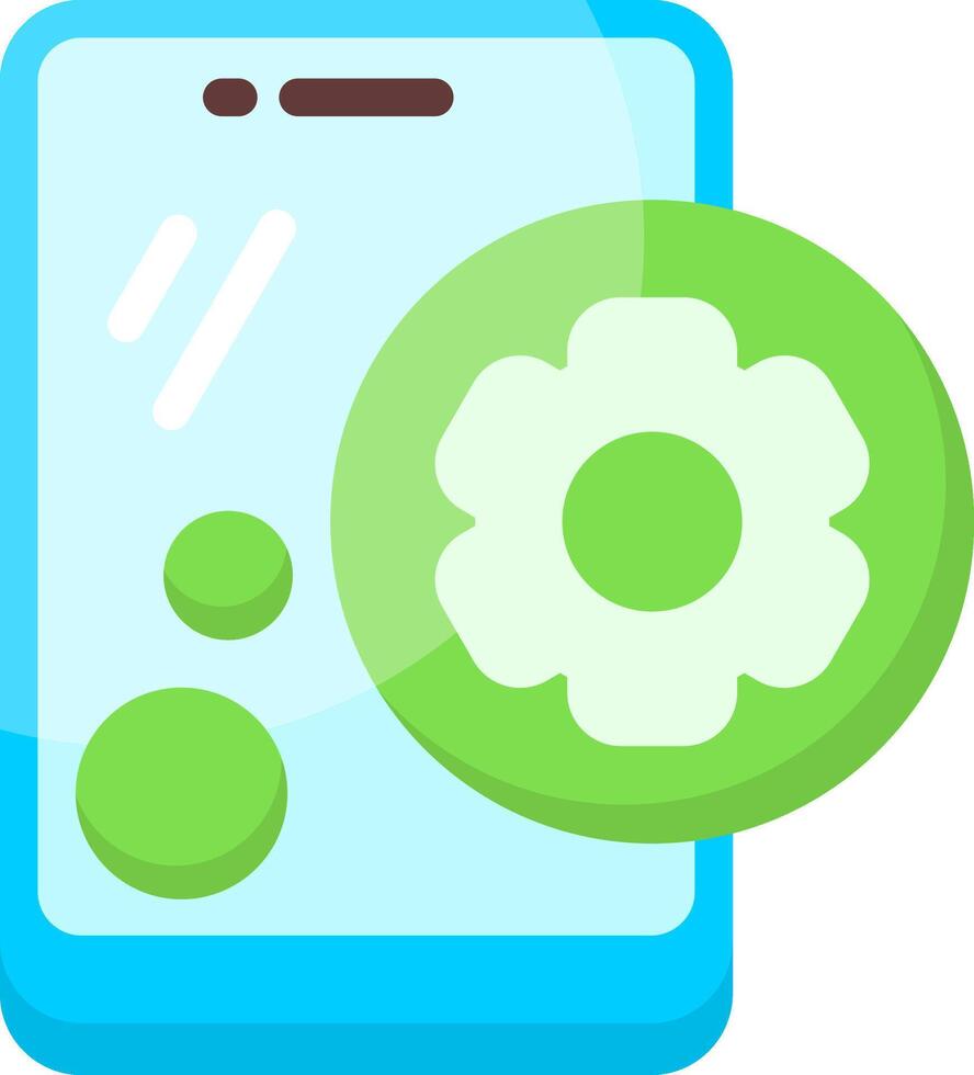 Setting Flat Icon vector