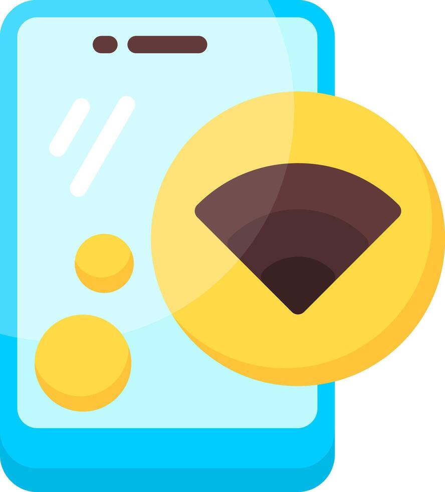 WIFI Flat Icon Design vector