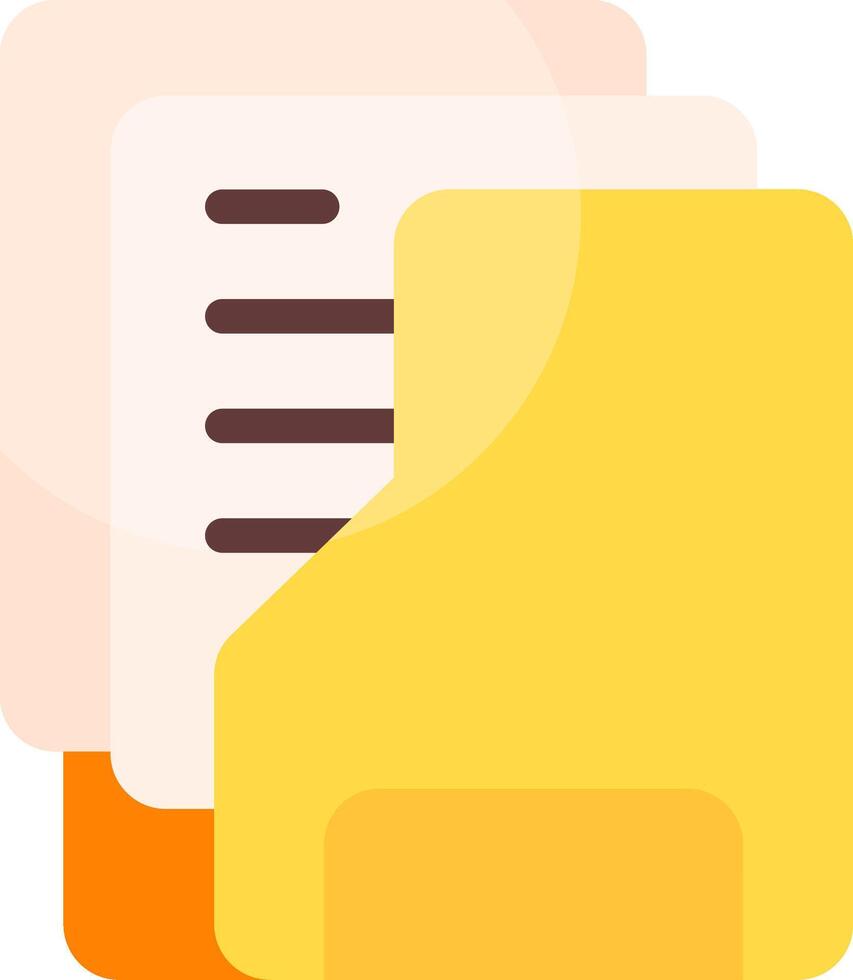 Archive Folder Flat Icon vector