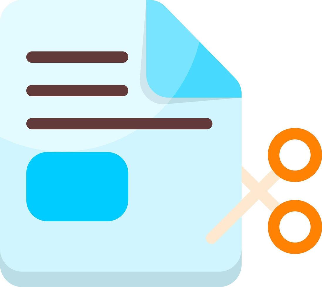 File cut or move Icon vector
