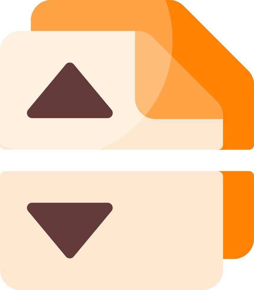 Divide or split a file Icon vector