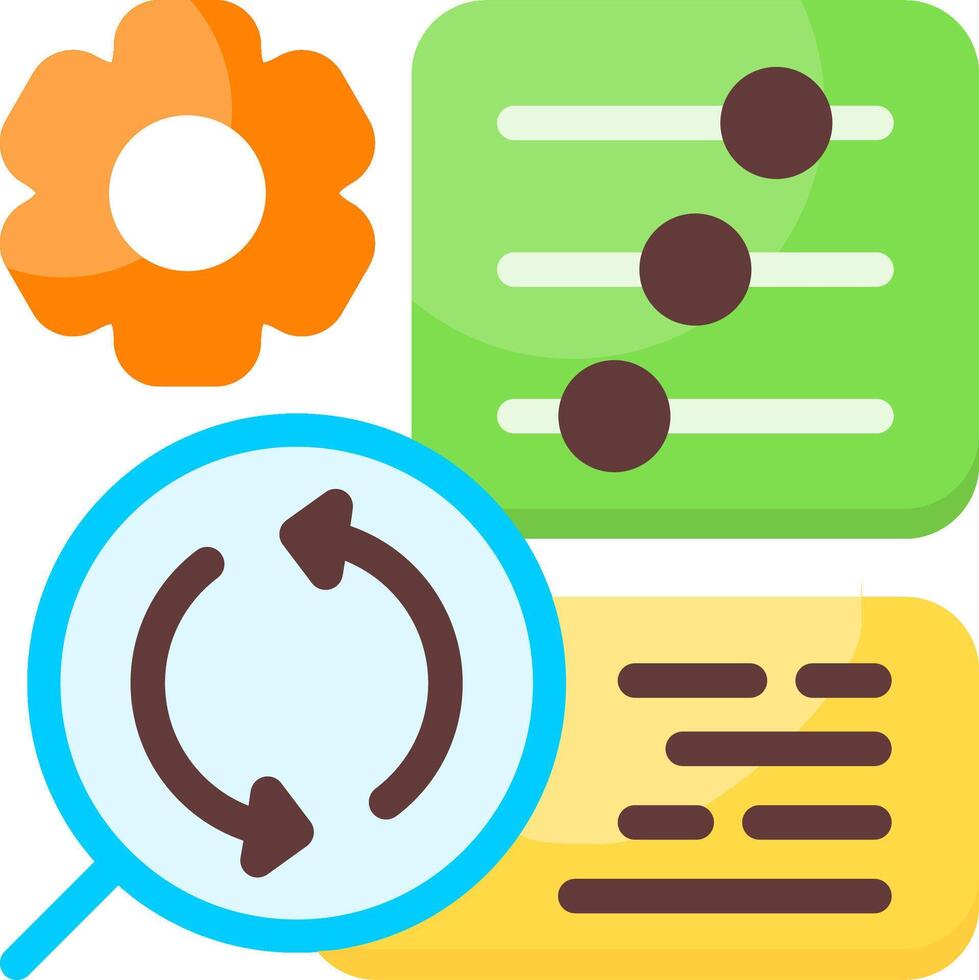 Change Management Flat Icon vector