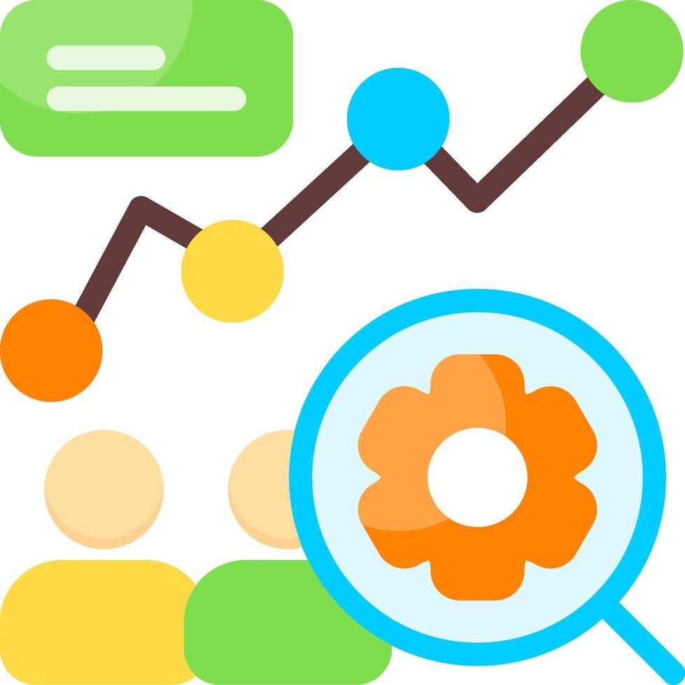 Target Market Flat Icon vector
