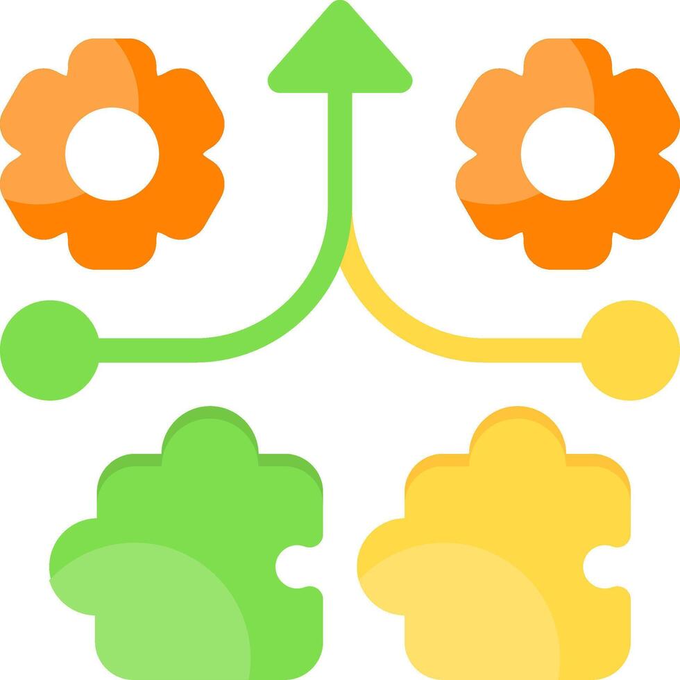 Mergers and Acquisitions Flat Icon vector