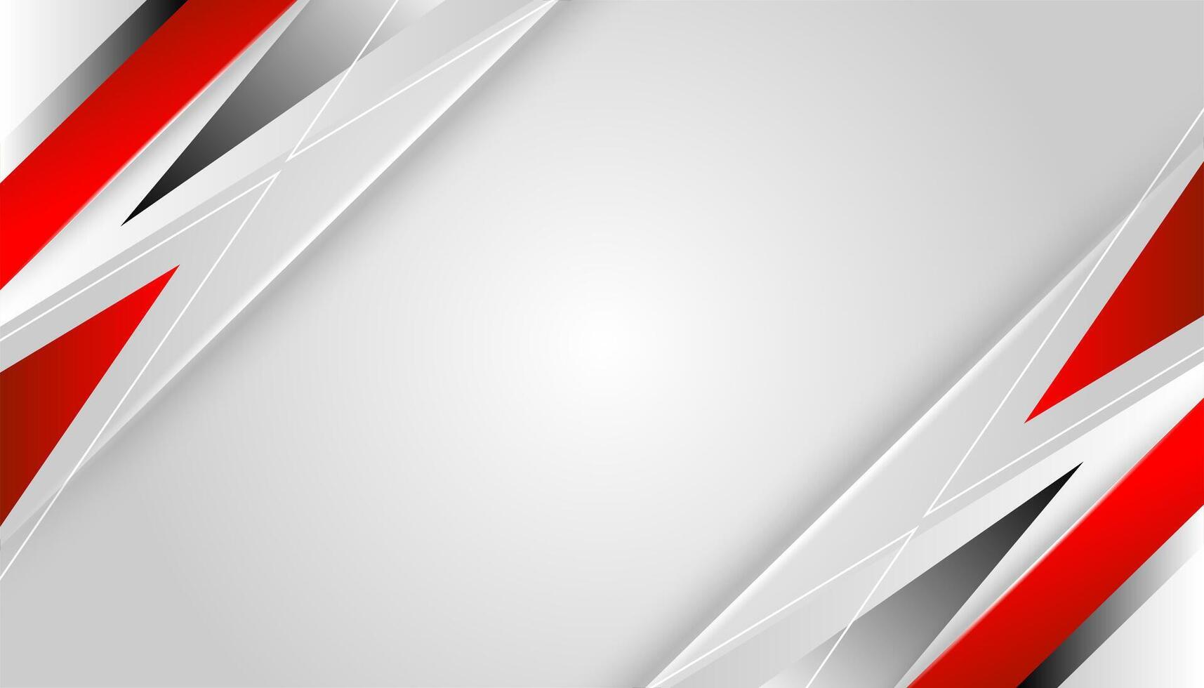Abstract grey and red corporate background with copy space. vector