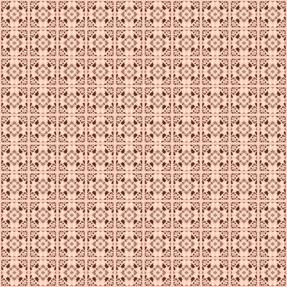 A pink and brown patterned background vector