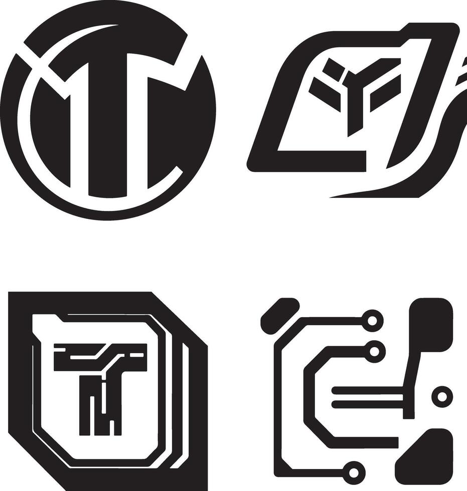 App technology icons set for digital design vector
