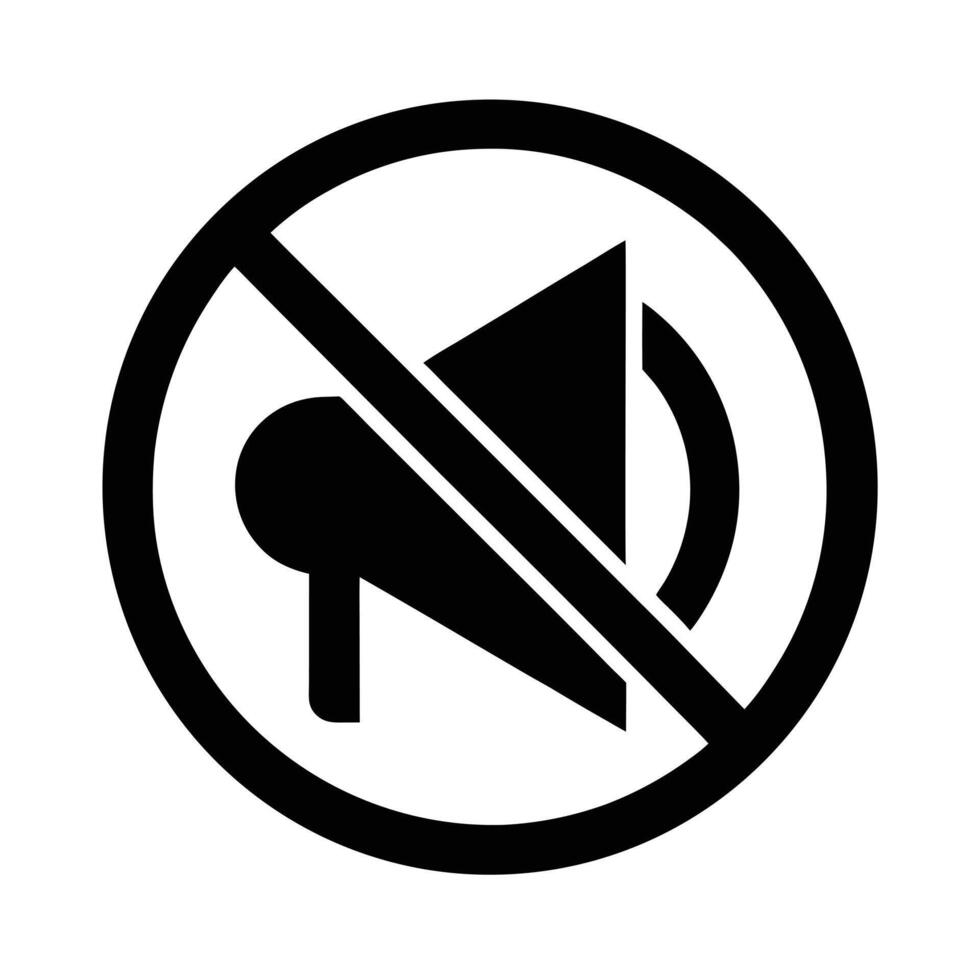 Mute Sound Icon vector
