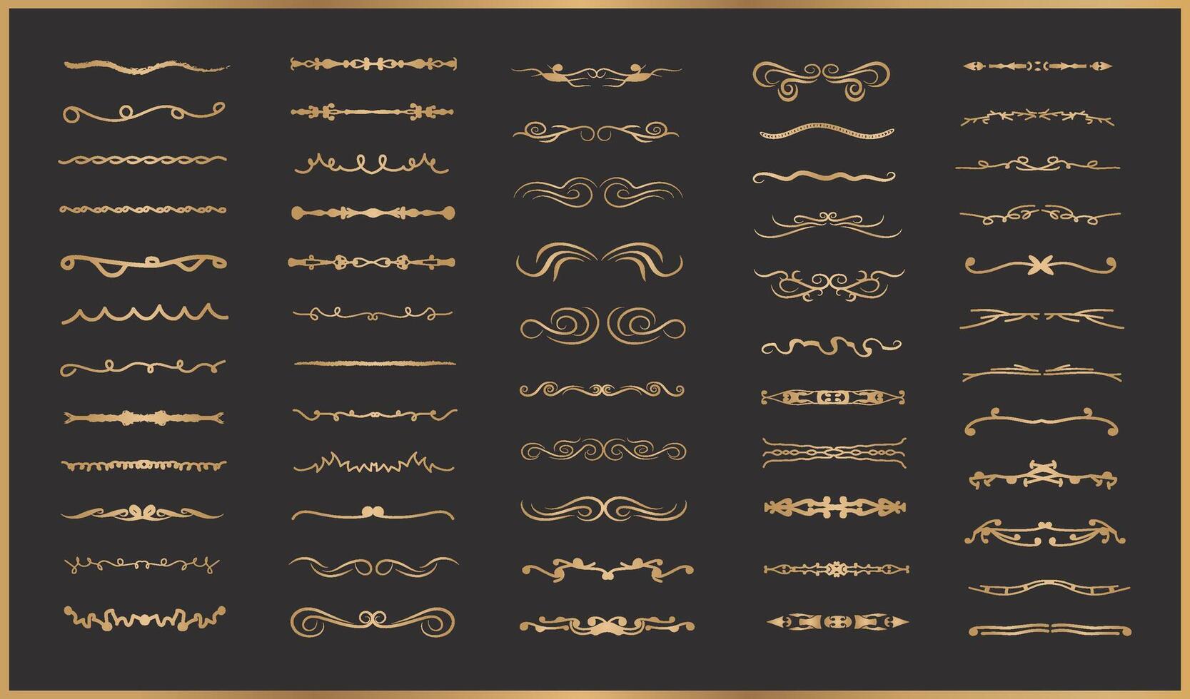 set of lines vector