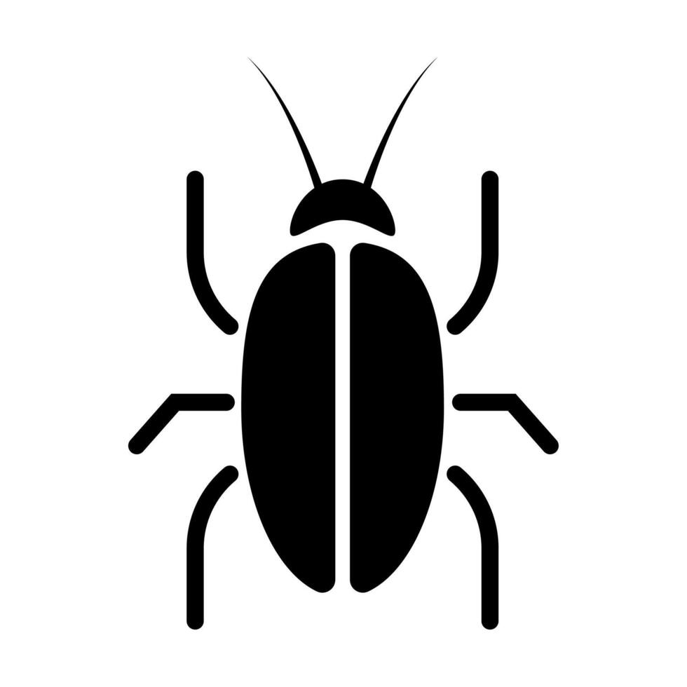 cockroach insect icon for graphic design, logo, web site, social media, mobile app, ui illustration. vector