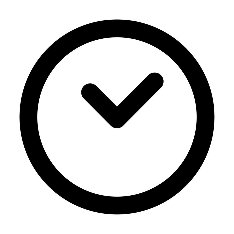clock icon for graphic design, logo, web site, social media, mobile app, illustration.. vector