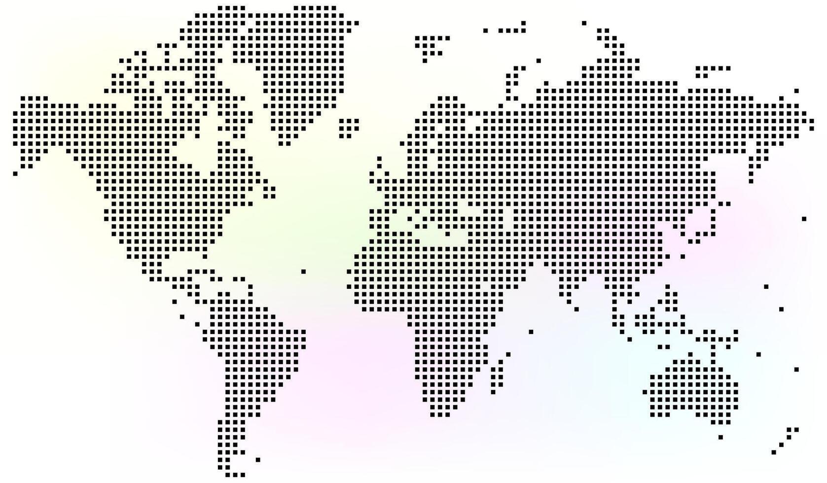 Geographic dotted world map emphasizes accuracy through minimal dot placement. Featuring dotted world map themes of simplicity, modernity, and functional mapping. Dotted world map vector
