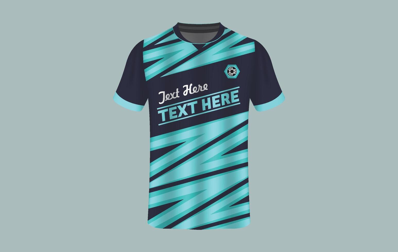Jersey blue black vector