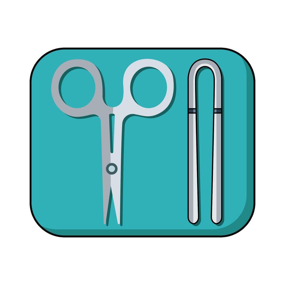 illustration of Surgery Tools vector