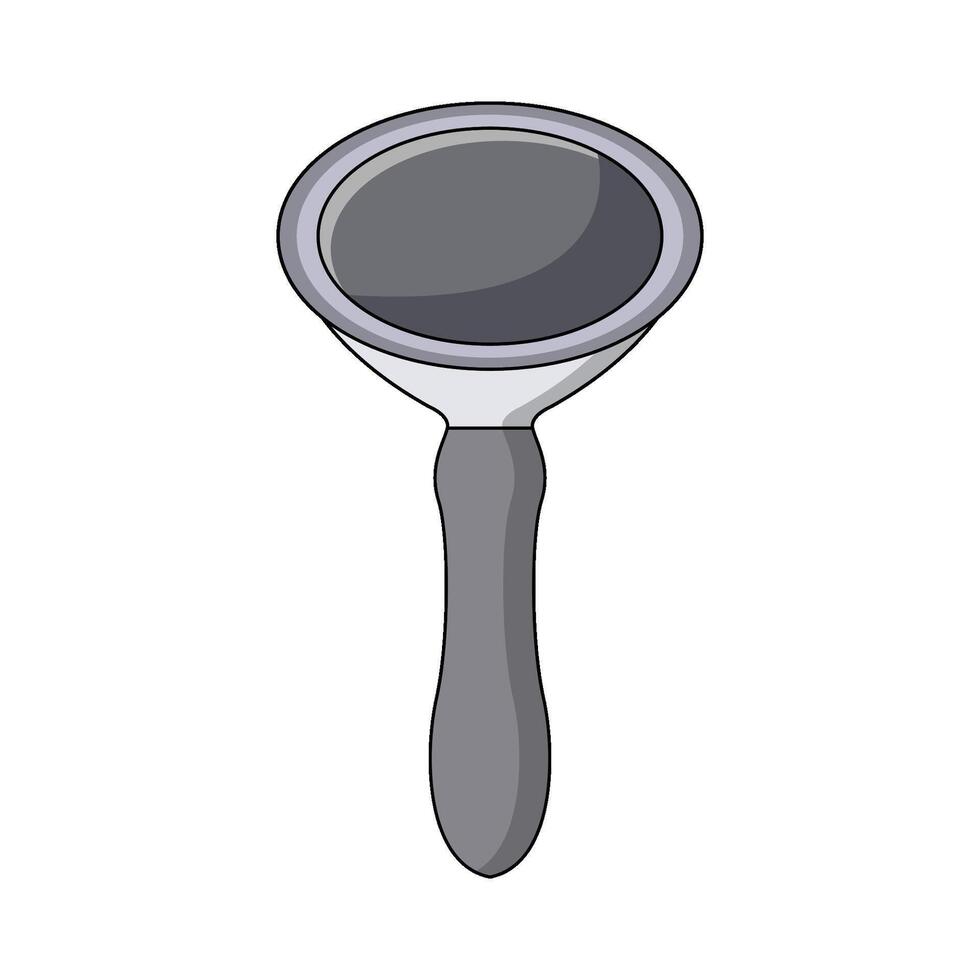 Animal grooming tool brain vector