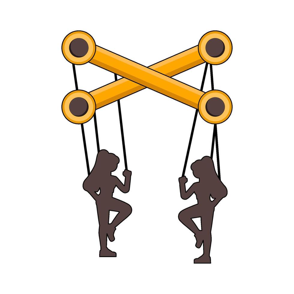 illustration of Puppeteer vector