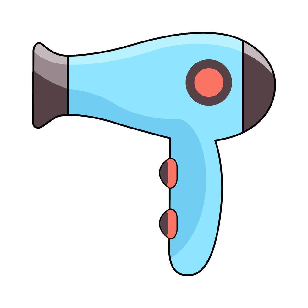 Animal hair dryer vector