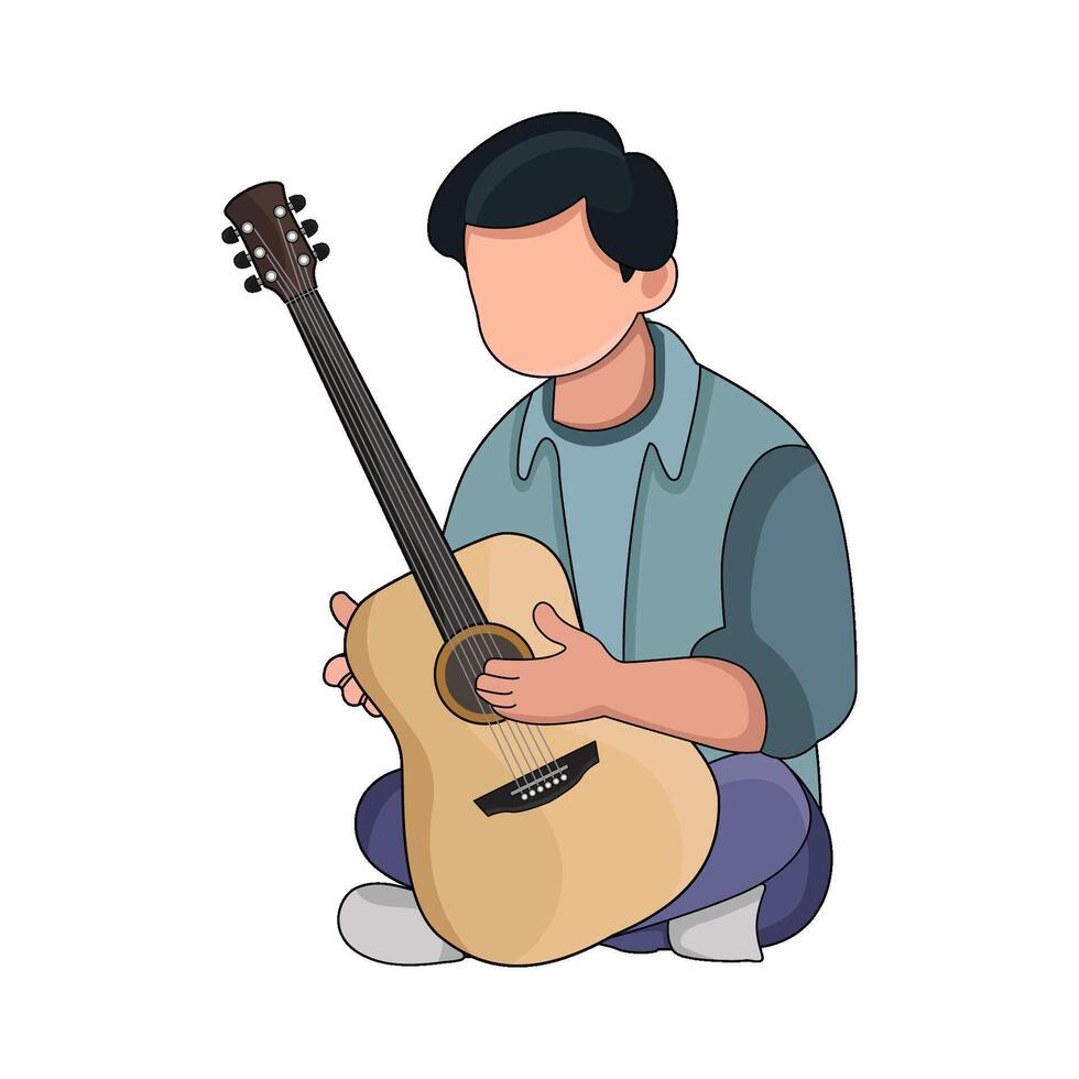 illustration of Musician vector
