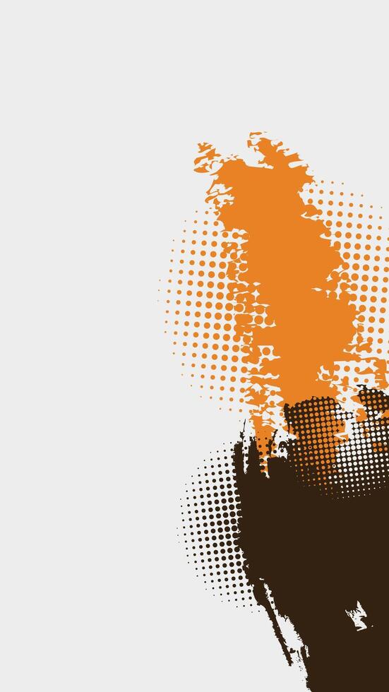 simple and abstract halftone grunge background vector
