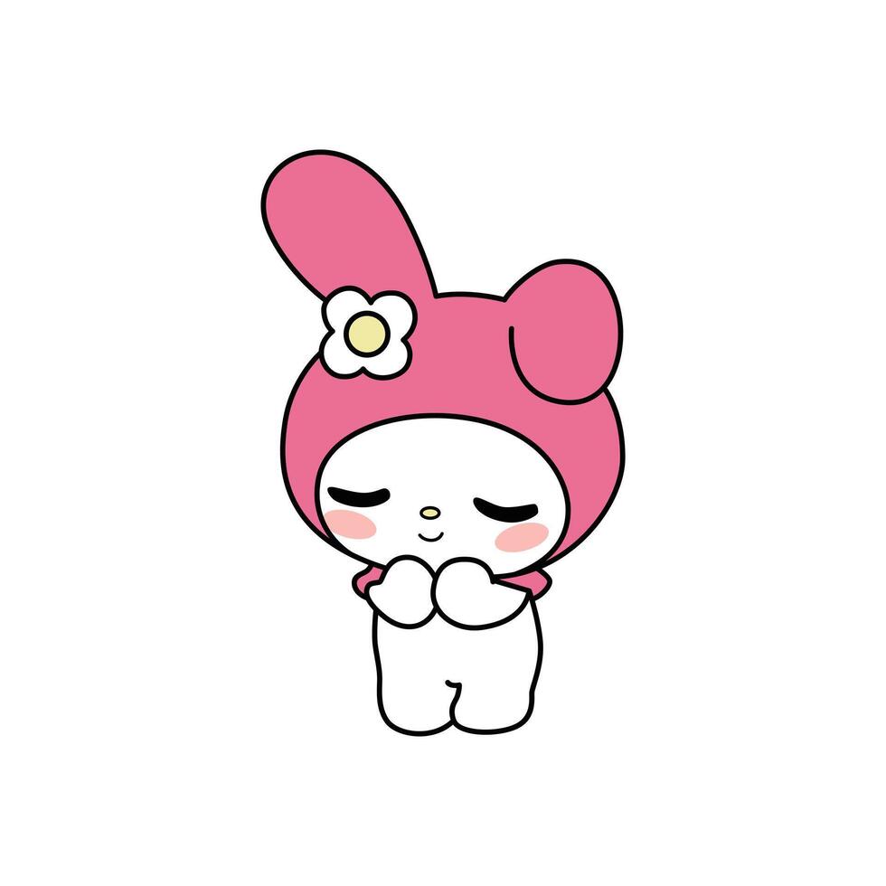 Melody blushing so cute vector