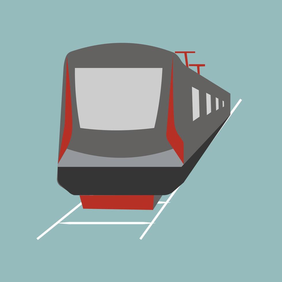 Commuter Line from China. Stock Illustration vector