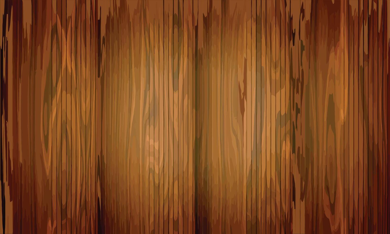 Dark Glossy Wood Panel Background with Vertical Grain vector