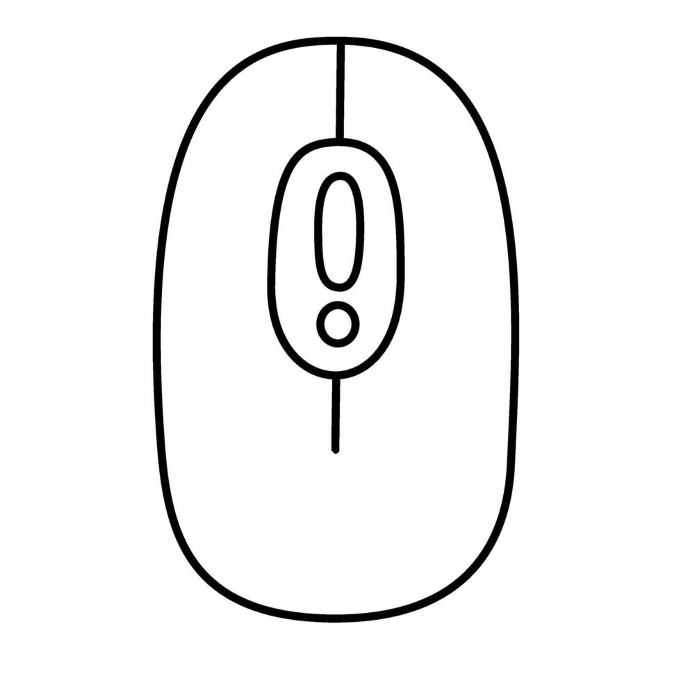 Gaming mouse icon design in white background vector