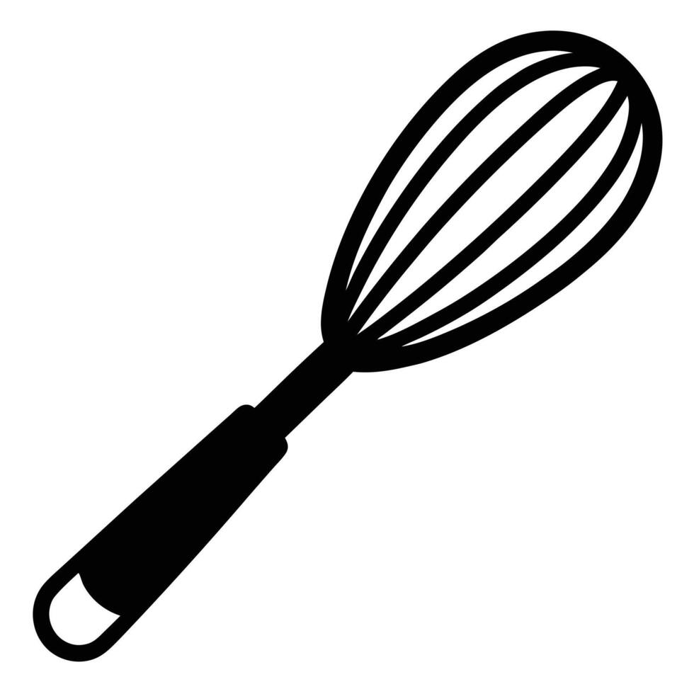 Whisk white background vector