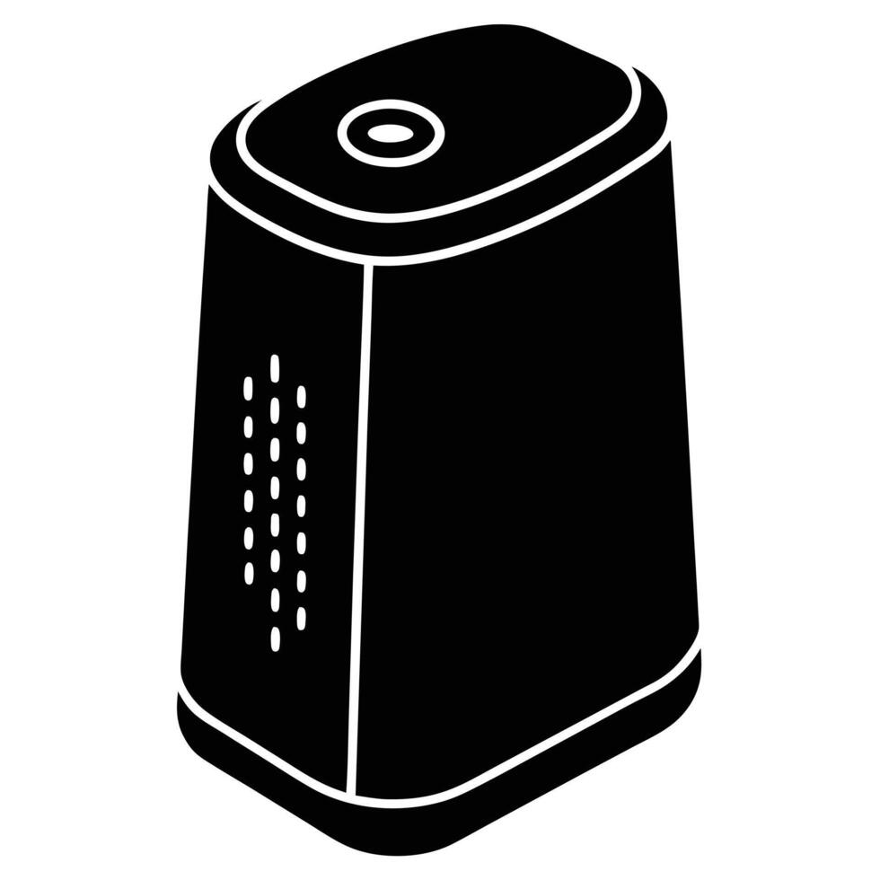 A black and white illustration of a black and white salt shaker vector