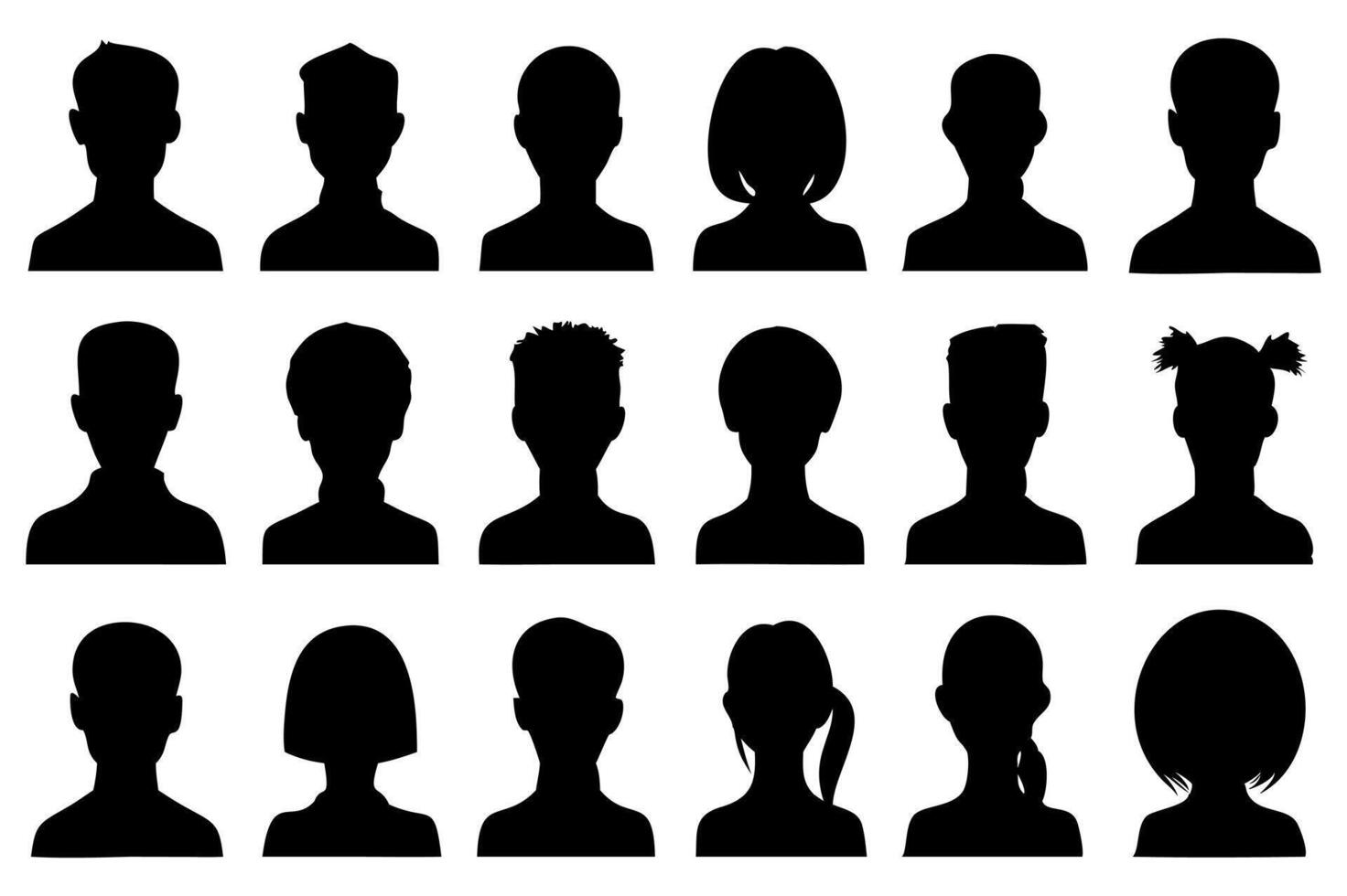 Default Avatar Graphic Set vector