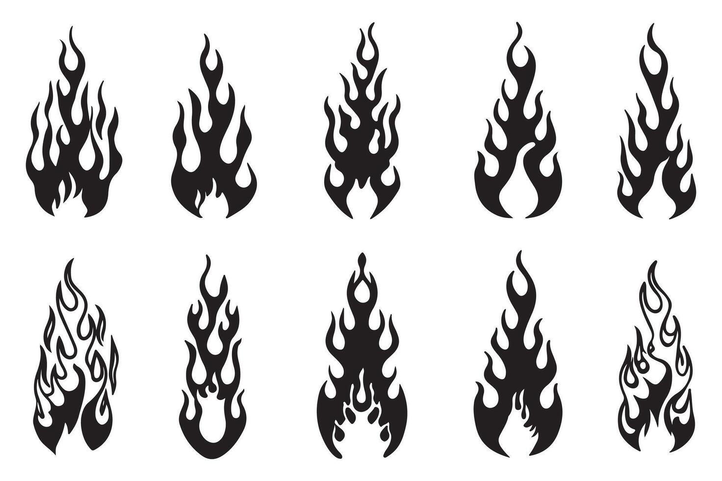 Minimal Heat Shapes Kit vector