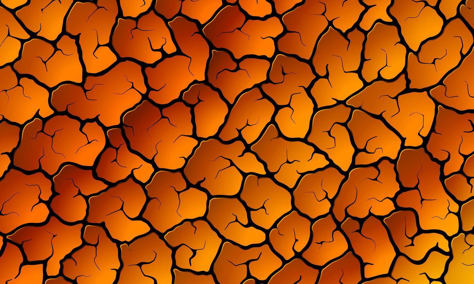 Abstract golden dry cracked ground texture background. luxury cracked earth. vector