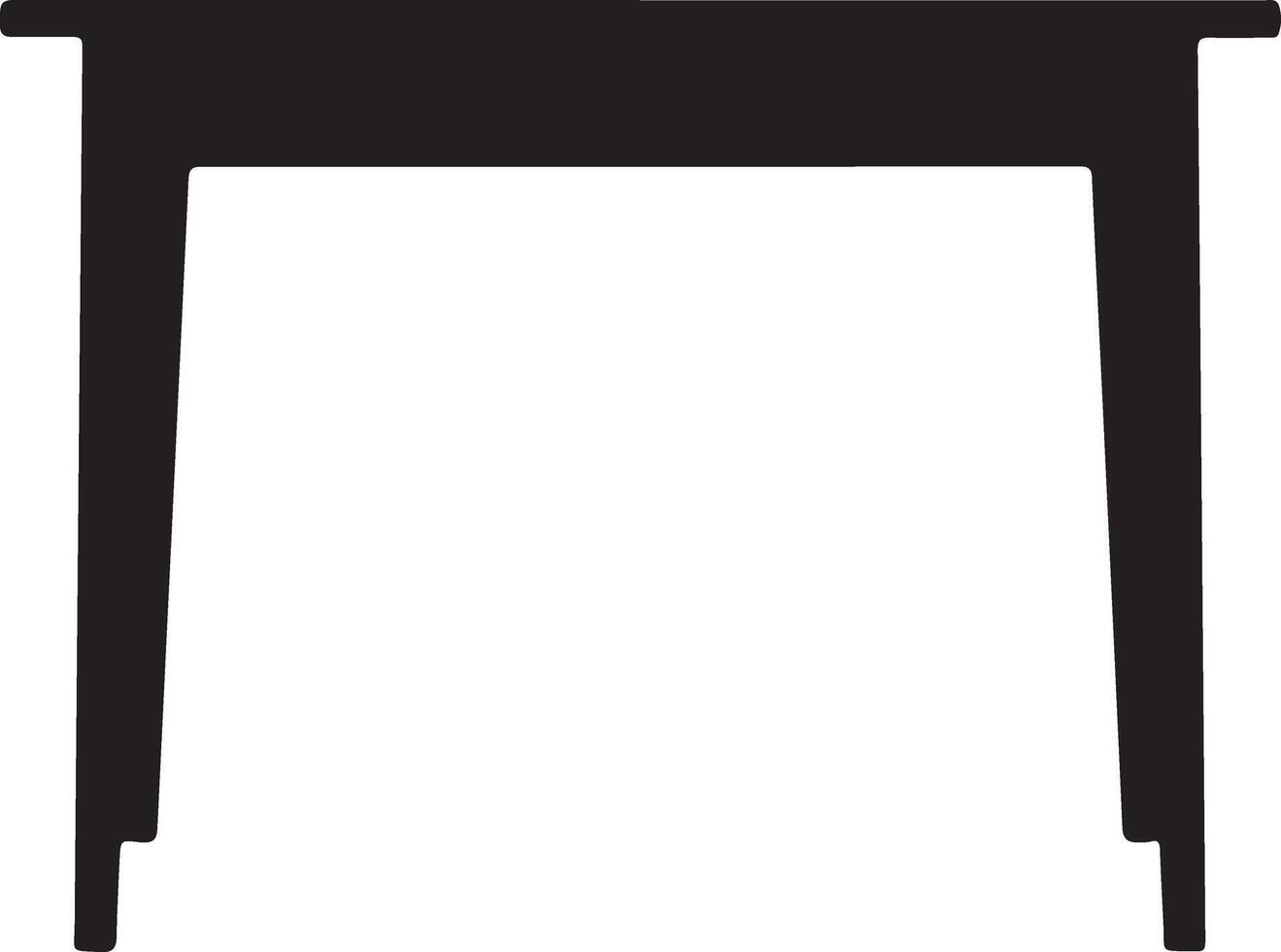 Table shape design vector