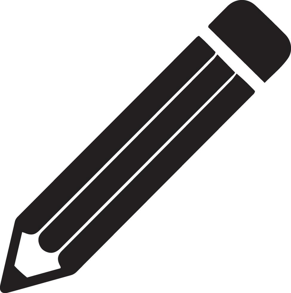 Pencil icon design vector