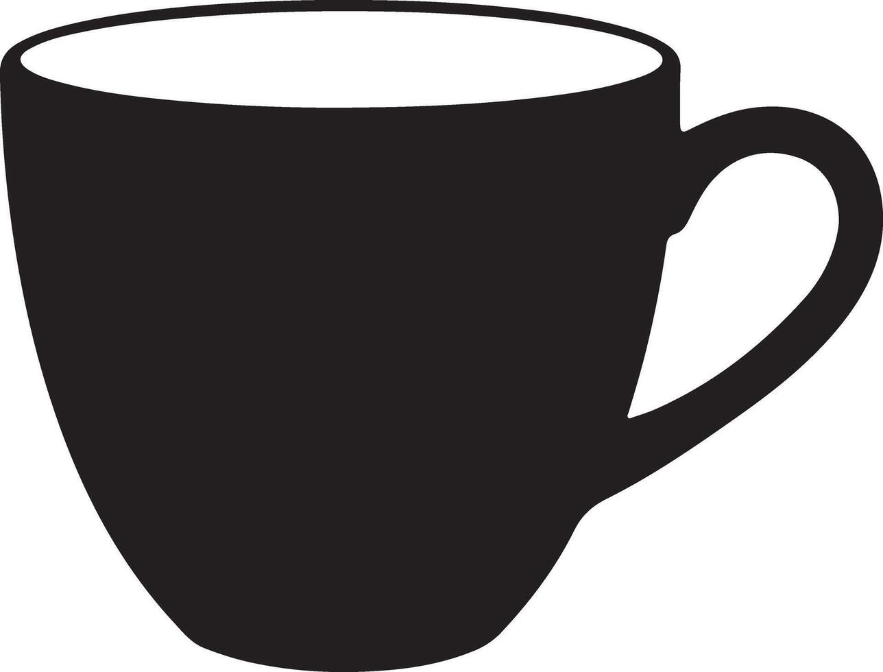 Cup shape design vector