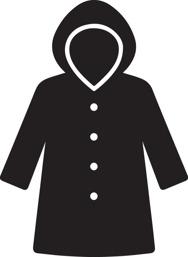 Raincoat shape design vector