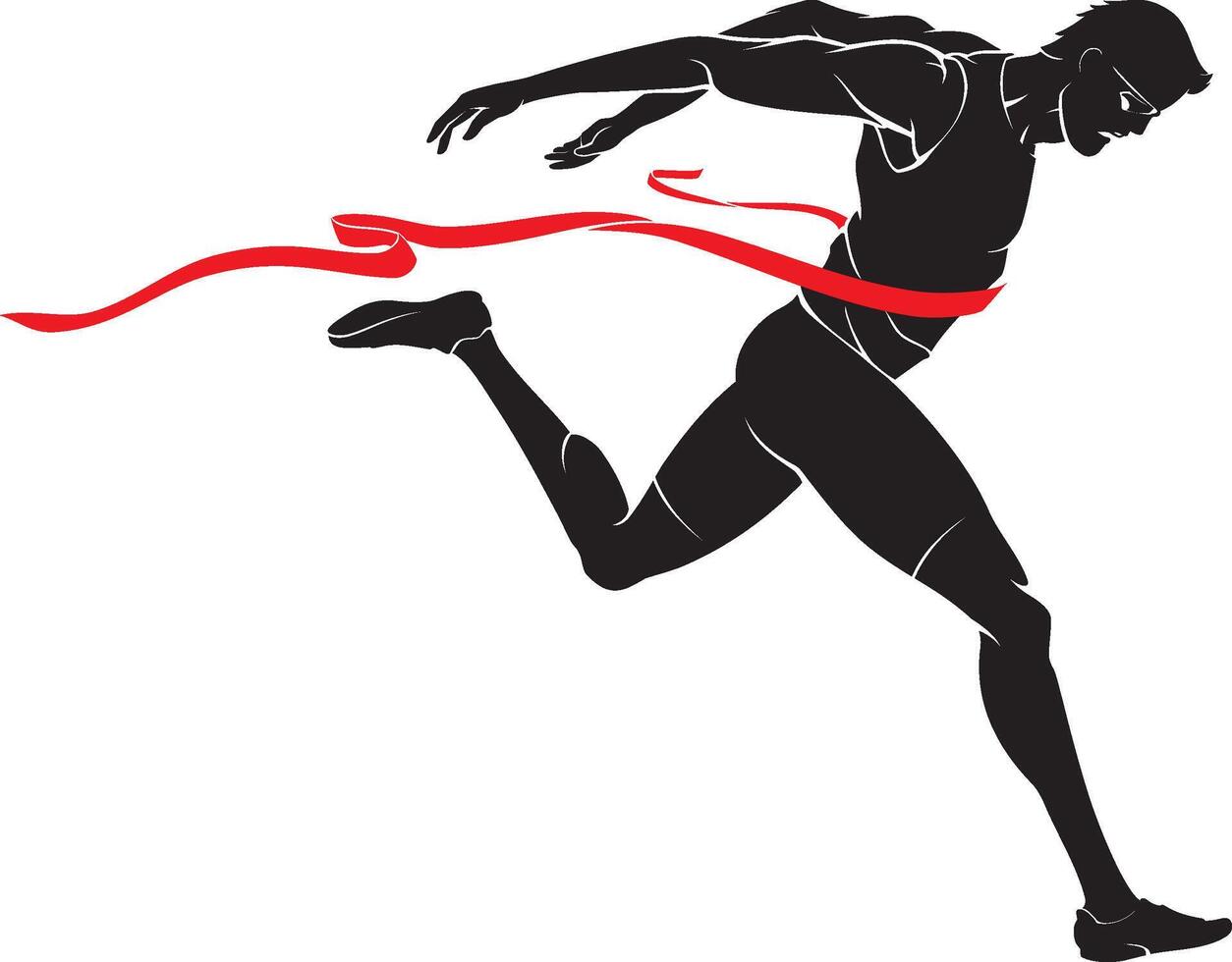 Marathon Race Finish vector