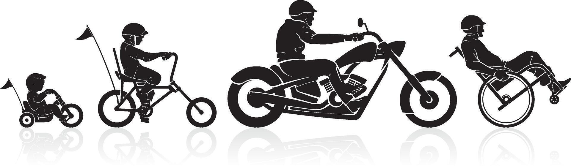Chopper Rider Extreme Lifespan vector
