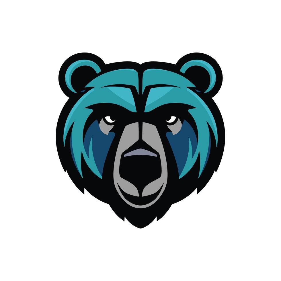 Fierce Tiger Mascot Illustration with Aggressive Expression for Sports Team Branding and Merchandise Design vector